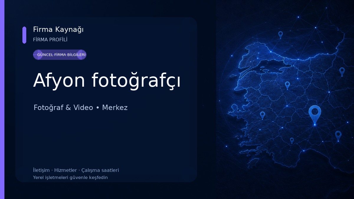 Afyon fotoğrafçı