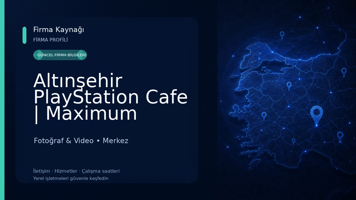 Altınşehir PlayStation Cafe | Maximum Game