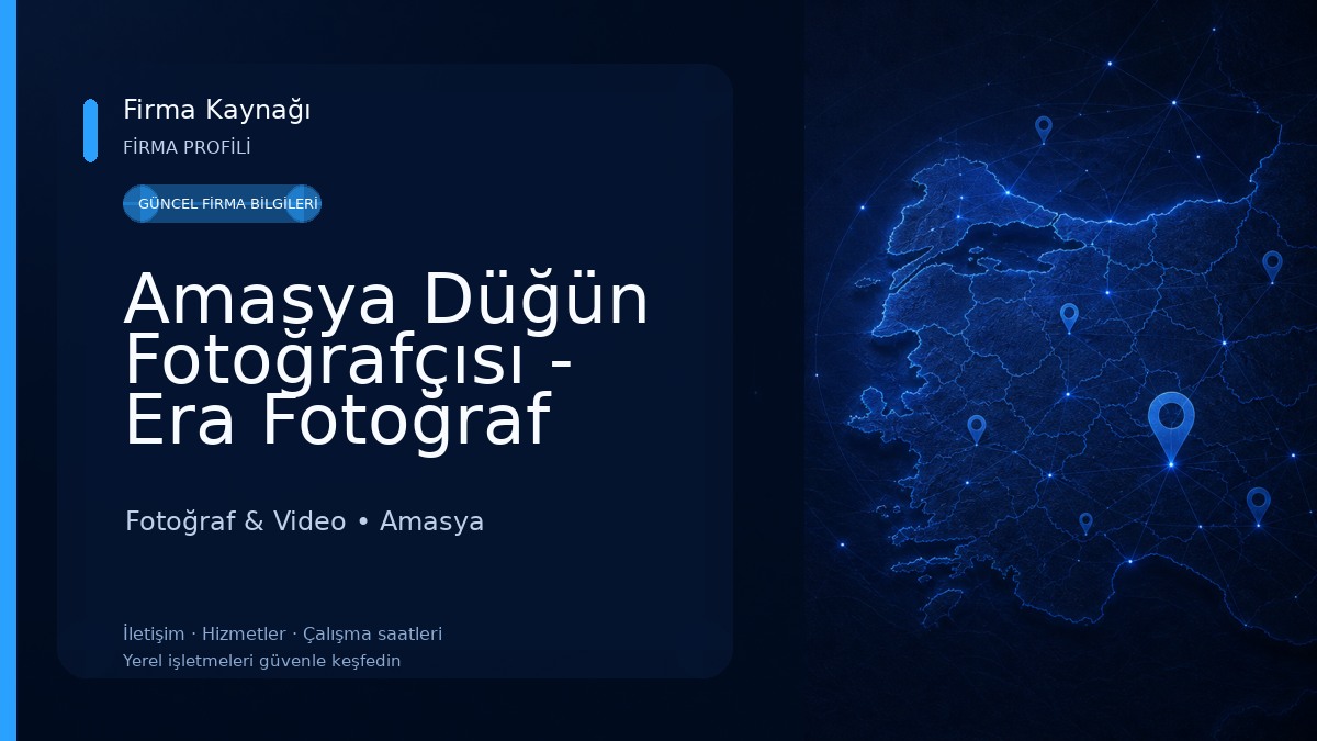 Amasya Düğün Fotoğrafçısı - Era Fotoğraf