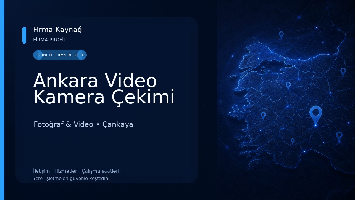 Ankara Video Kamera Çekimi