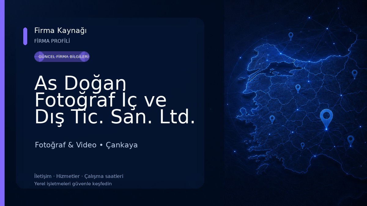 As Doğan Fotoğraf İç ve Dış Tic. San. Ltd. Şti.