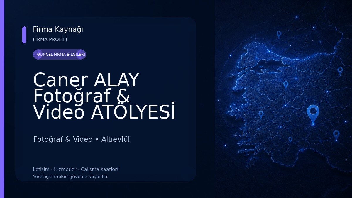 Caner ALAY Fotoğraf & Video ATÖLYESİ