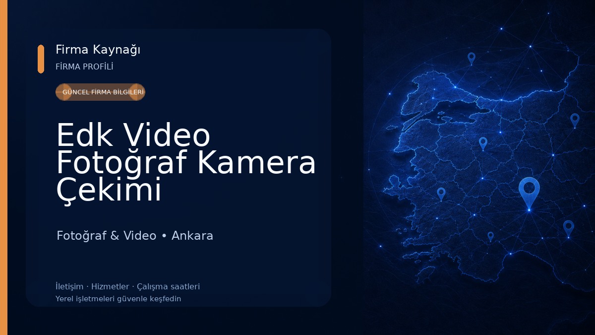 Edk Video Fotoğraf Kamera Çekimi