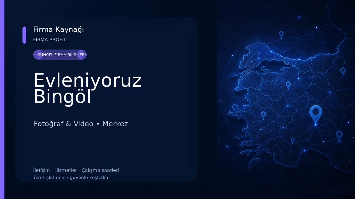Evleniyoruz Bingöl