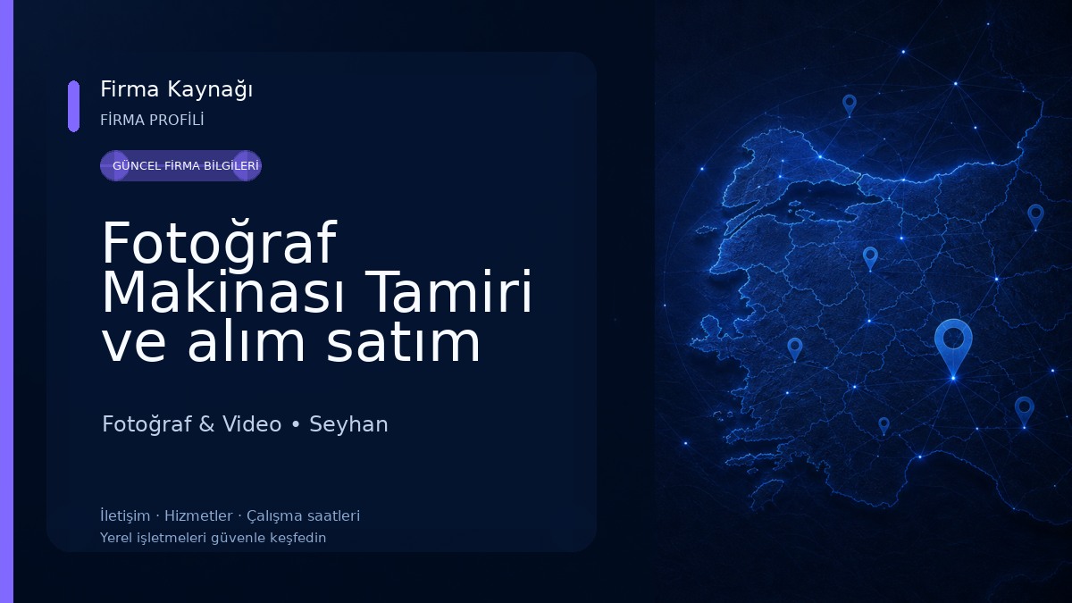 Fotoğraf Makinası Tamiri ve alım satım