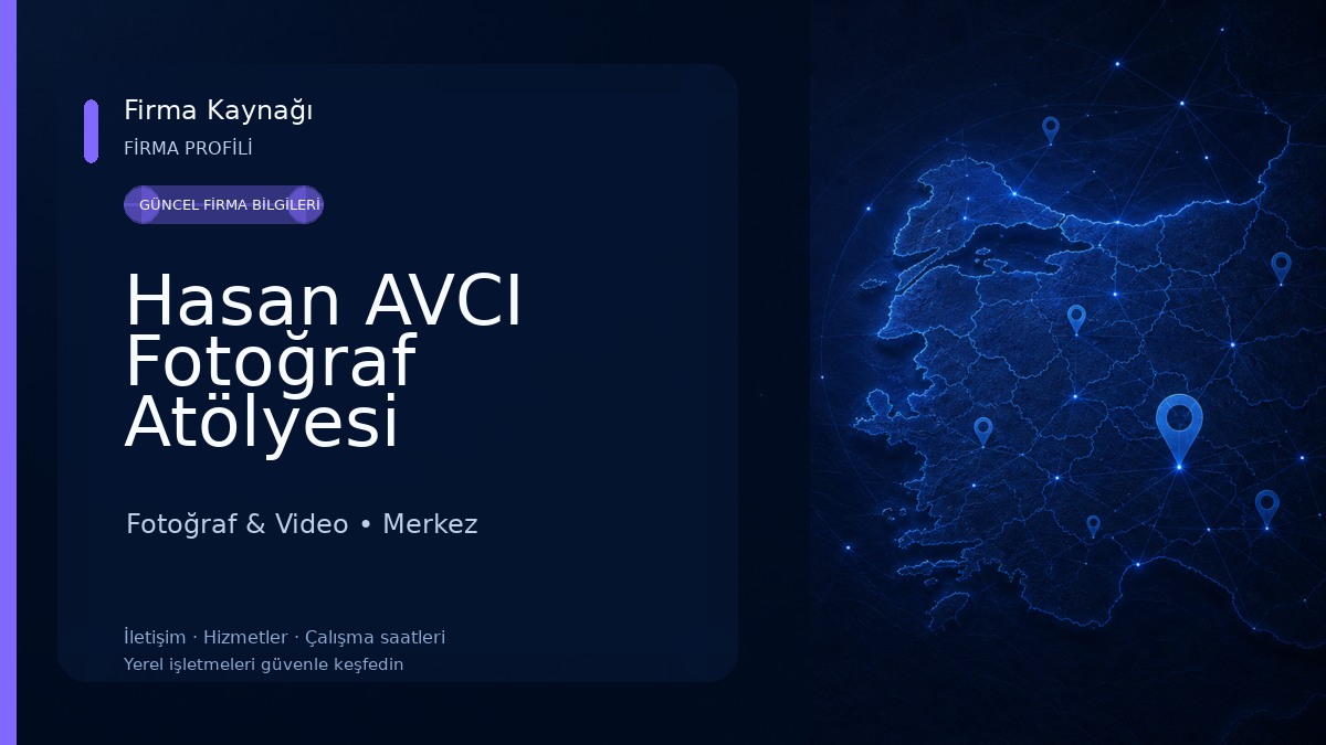 Hasan AVCI Fotoğraf Atölyesi