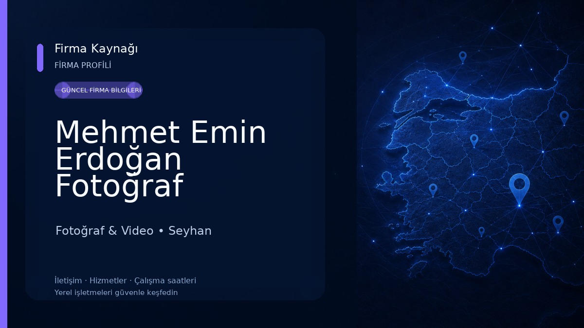 Mehmet Emin Erdoğan Fotoğraf Stüdyosu