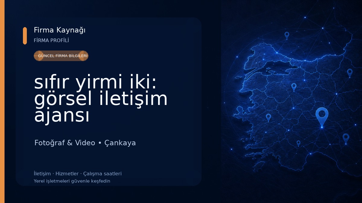 sıfır yirmi iki: görsel iletişim ajansı