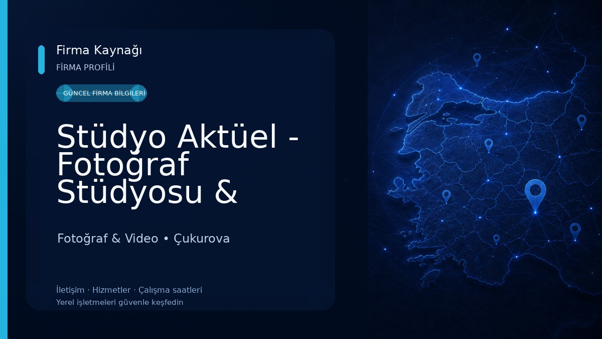 Stüdyo Aktüel - Fotoğraf Stüdyosu & Medya Ajansı