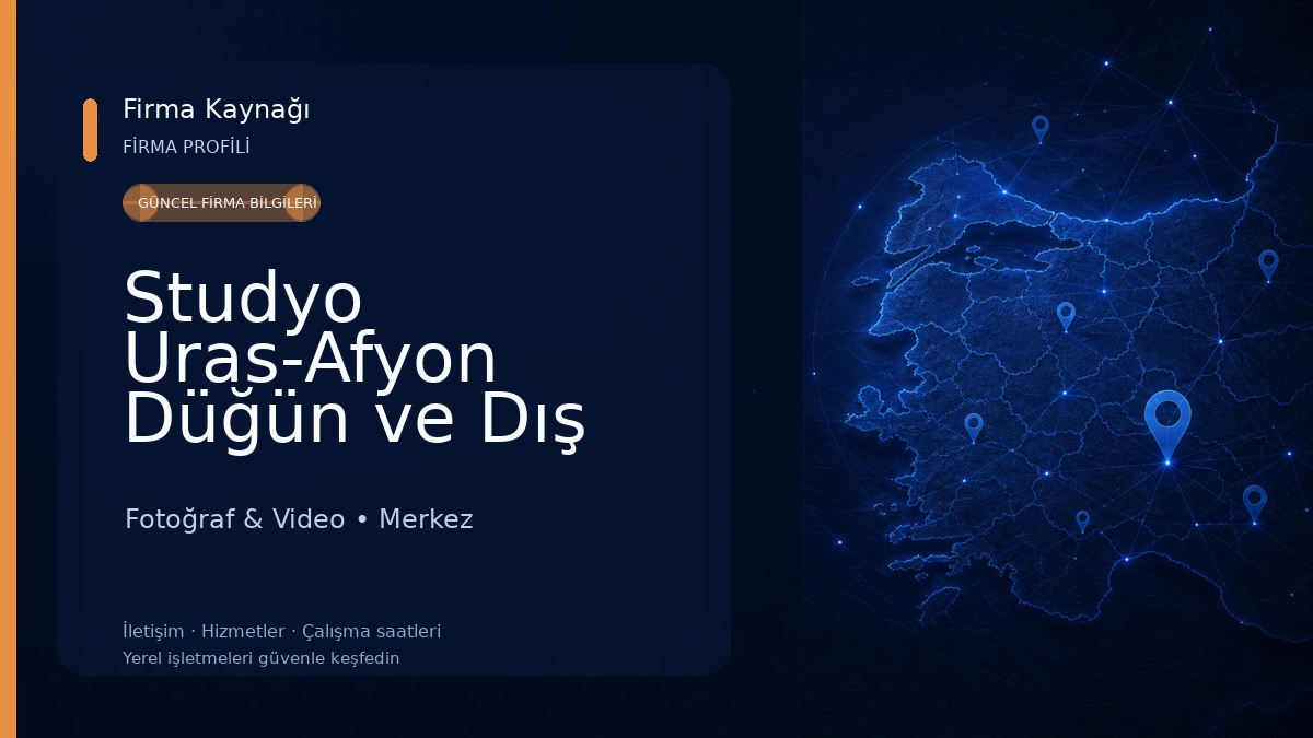 Studyo Uras-Afyon Düğün ve Dış Çekim Platosu